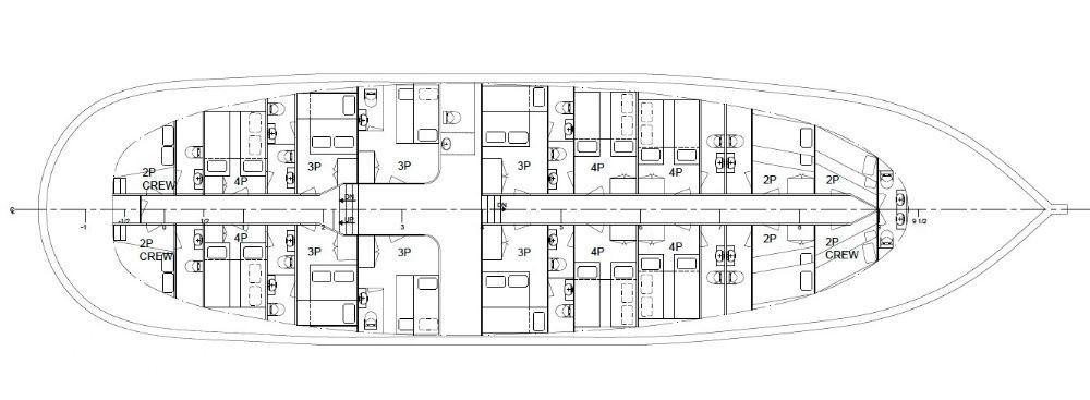 Thumbnail 32 - Three Masted Motor Sailer 33m