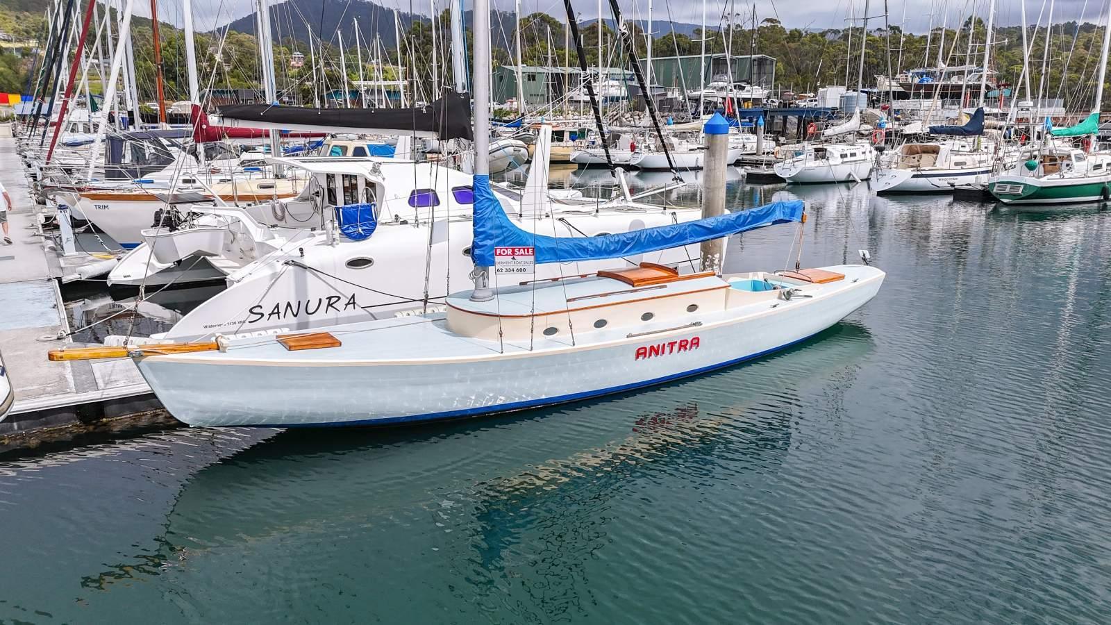 Custom Huon Pine Type B Class Racing Yacht