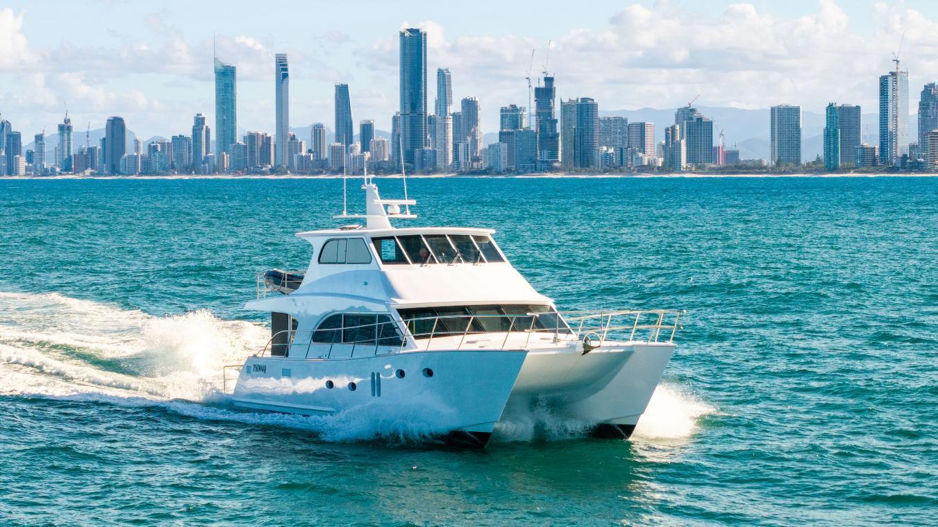 Coral Coast 62 Flybridge Power Catamaran
