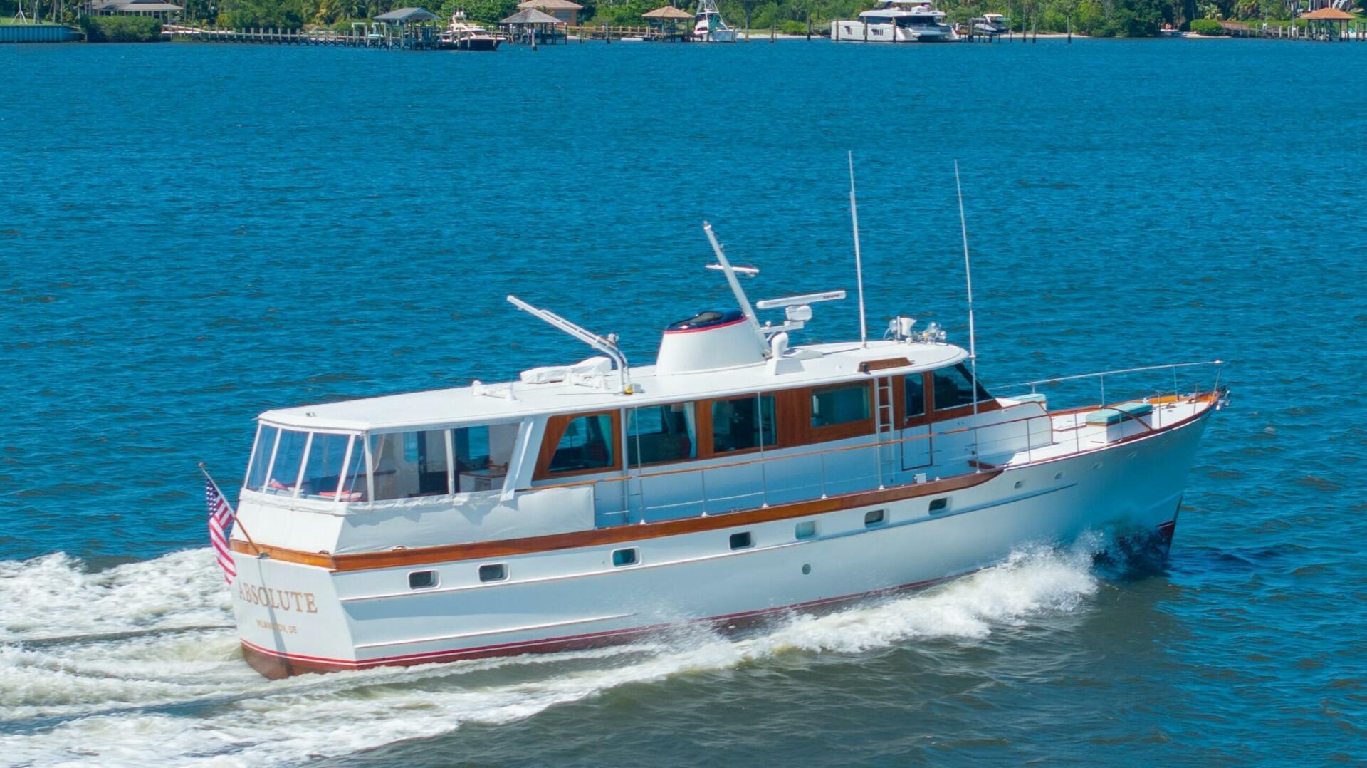 Trumpy Houseboat