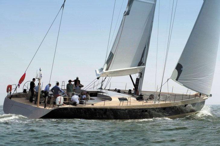 Aluminum sailing yacht 90ft.