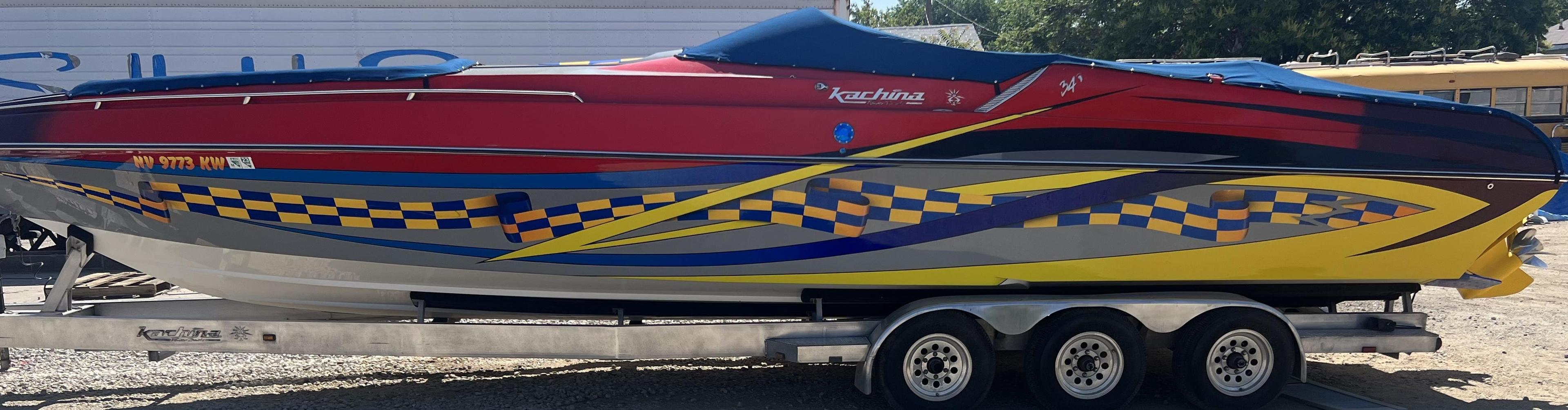 Kachina 34 Drone Mid Cabin Open Bow