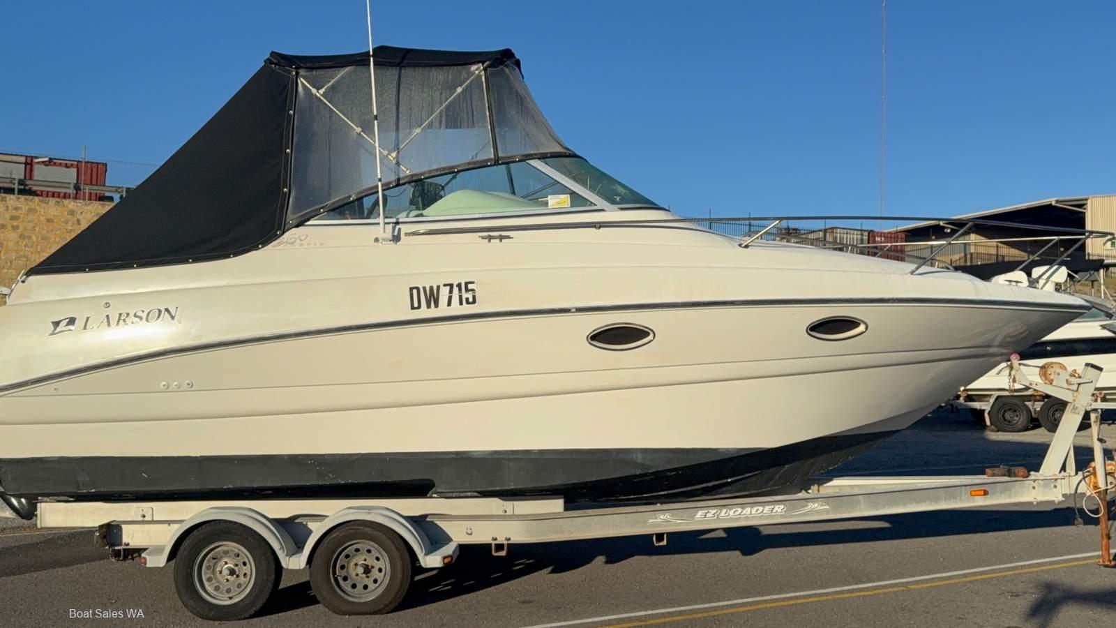 1996 Larson Cabrio 260 for sale in Boat Sales WA + Storage 38 Frederic St Naval Base