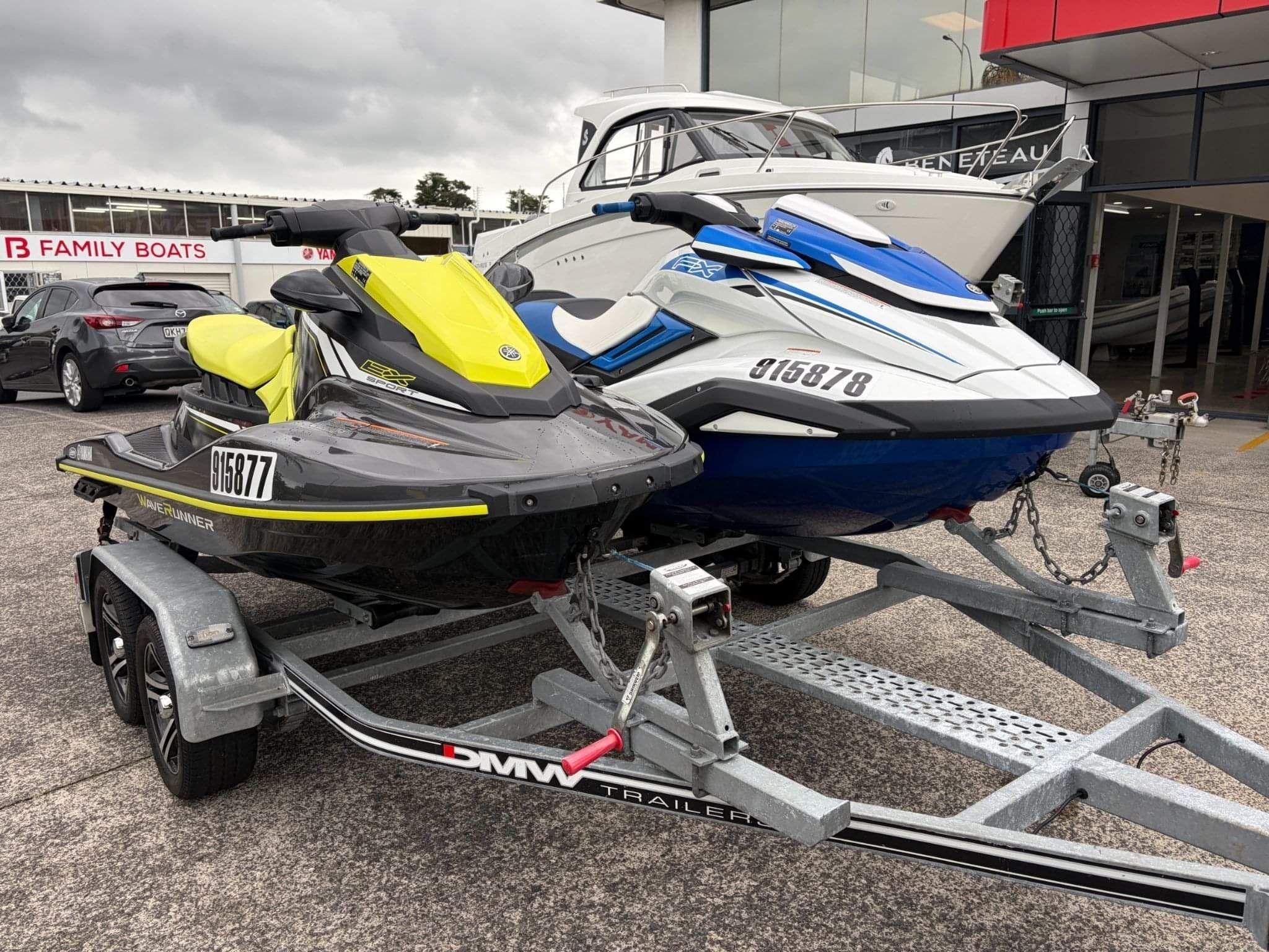 Yamaha FX HO and EX Tandem WaveRunner package for sale in Auckland