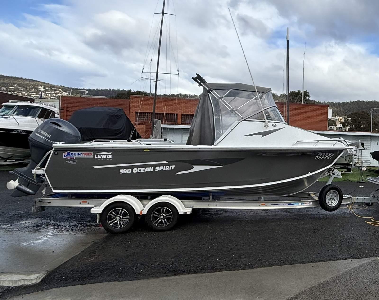 2021 Quintrex 590 Ocean Spirit for sale in Royal Yacht Cub of Tasmania – Trailer Park