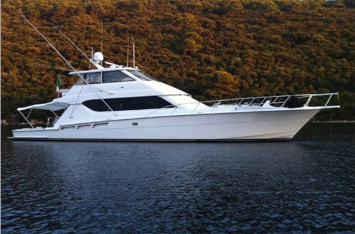 Hatteras 70 Enclosed Bridge for sale