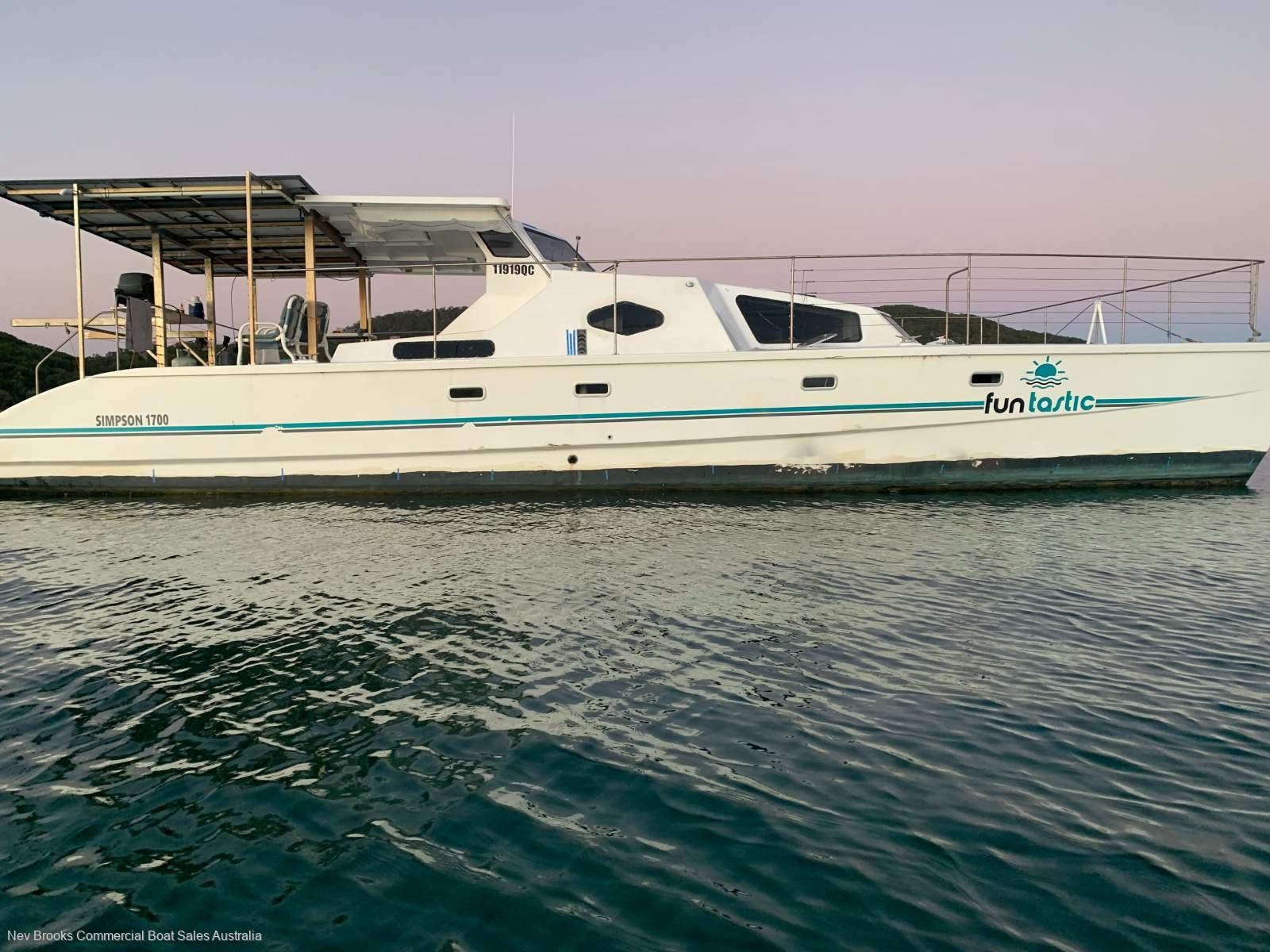 1996 Simpson 17m Power Cat for sale in Yeppoon - Nev Brooks Commercial Boat Sales