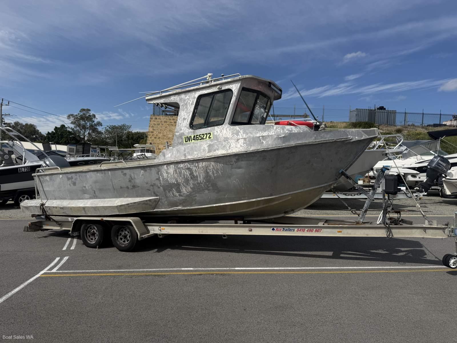 2000 Custom 7.75m Work Vessel for sale in Boat Sales WA + Storage 38 Frederic St Naval Base