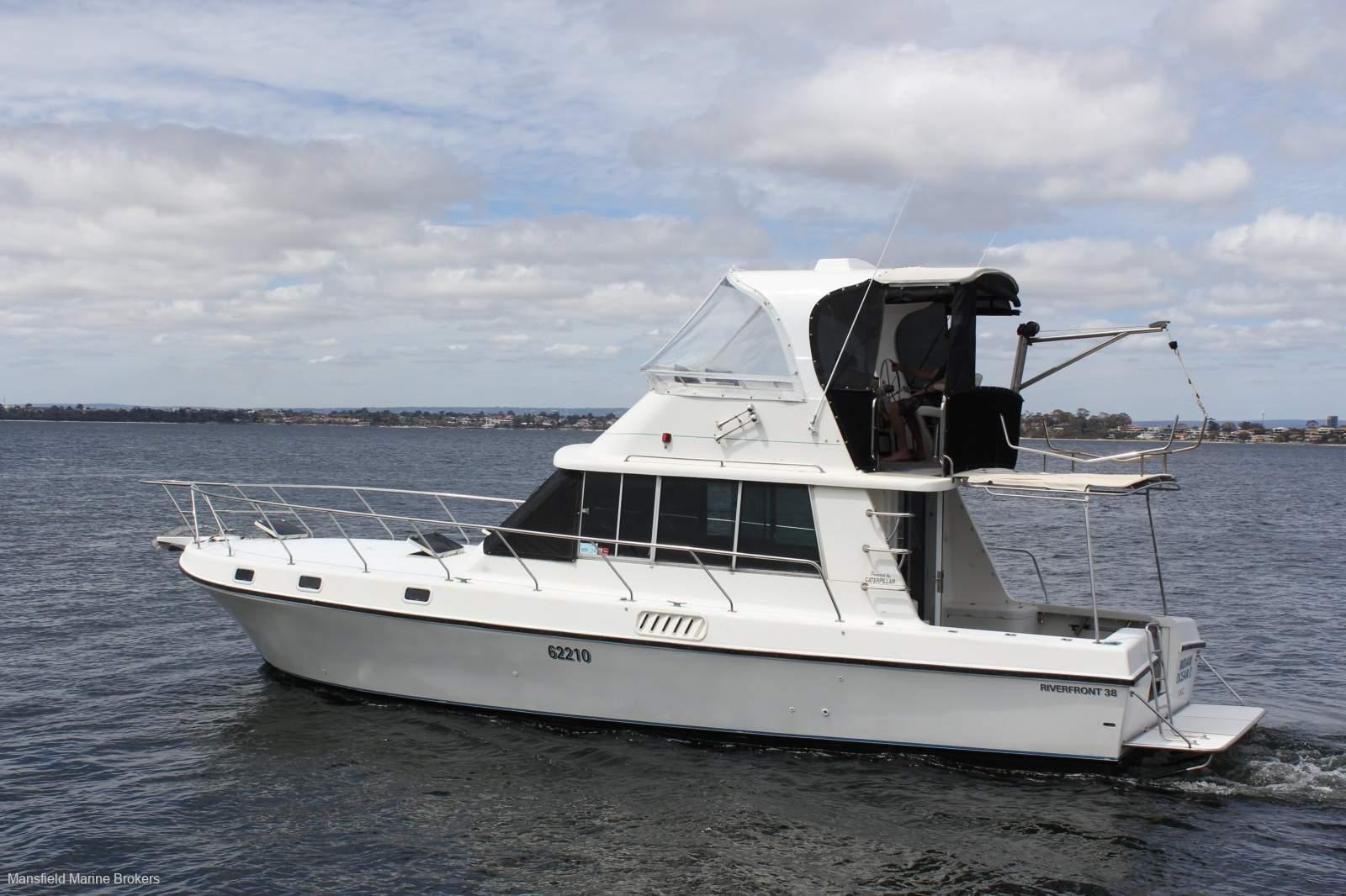 1981 Riverfront 38 Flybridge Cruiser for sale in Mansfield Marine Brokers, Fremantle & Hillarys