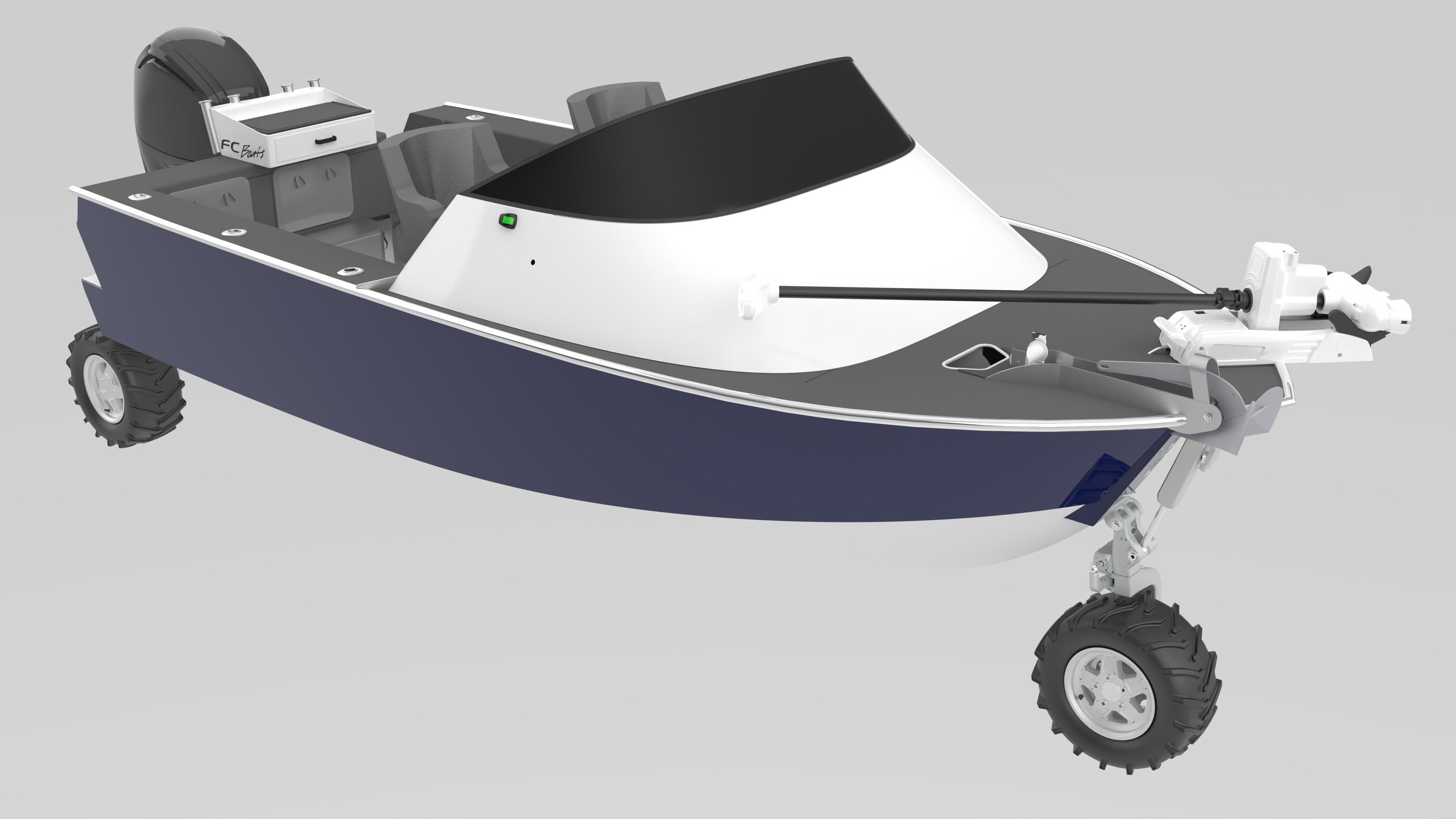 Finchaser 560 Cuddy Cabin Amphibious
