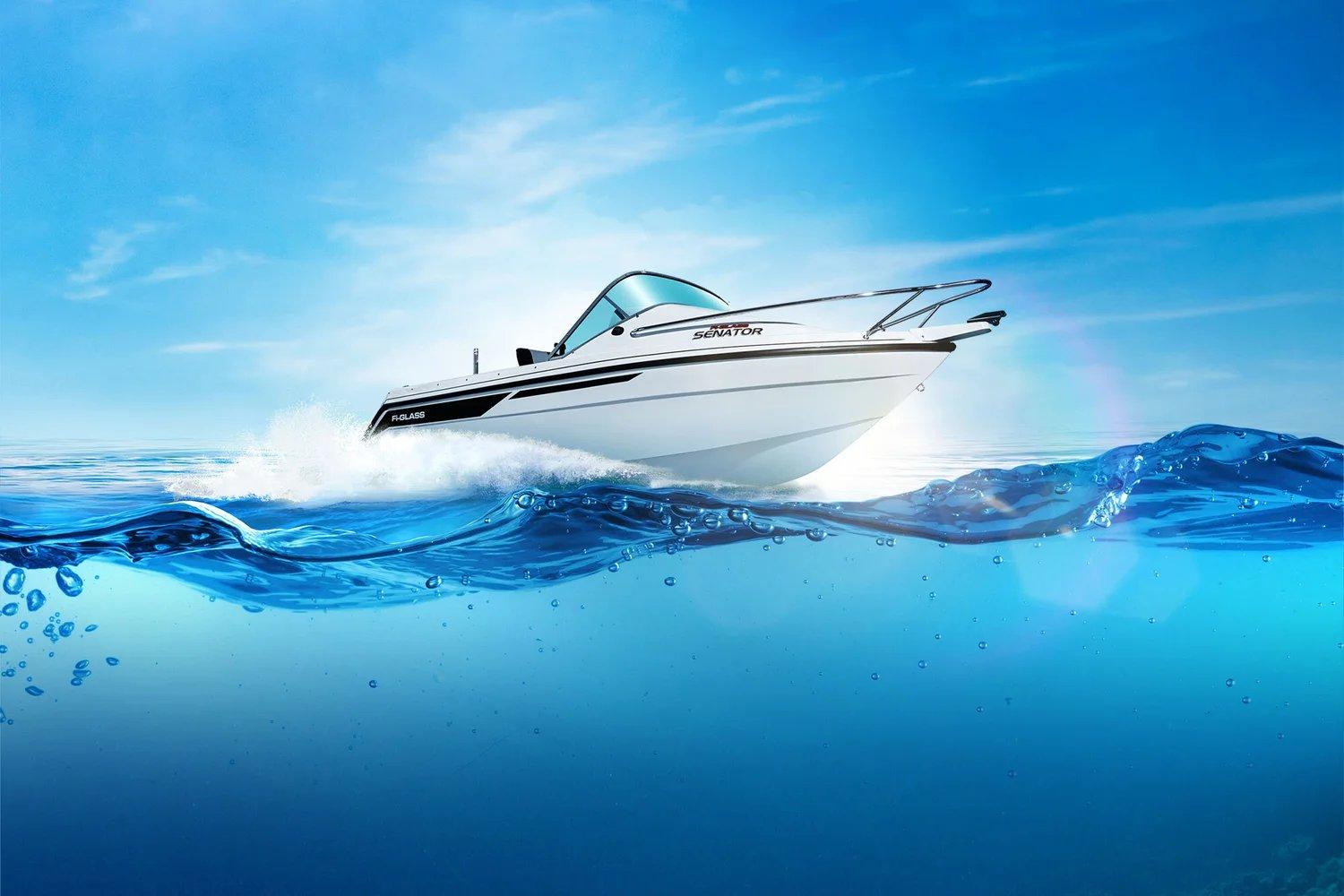 Fi Glass Senator 530 Cuddy Cabin