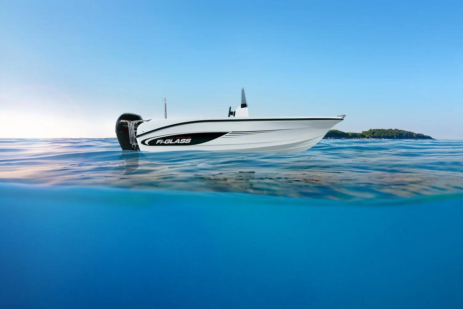 Fi Glass Ski Angler 475 Centre Console