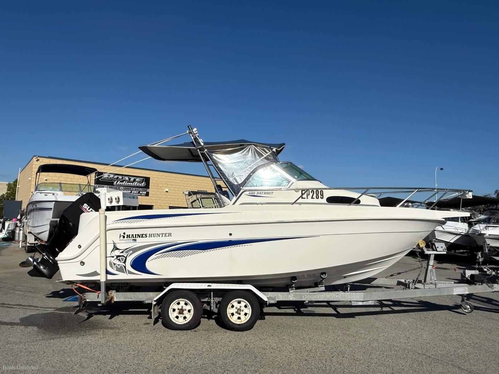 2004 Haines Hunter 680 Patriot for sale in BOATS UNLIMITED 27 EXCELLENCE DRIVE WANGARA