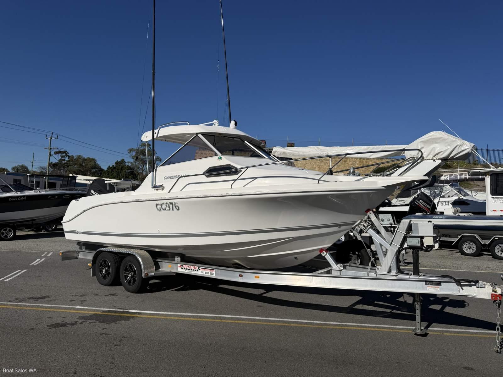 2009 Caribbean 2400 for sale in Boat Sales WA + Storage 38 Frederic St Naval Base