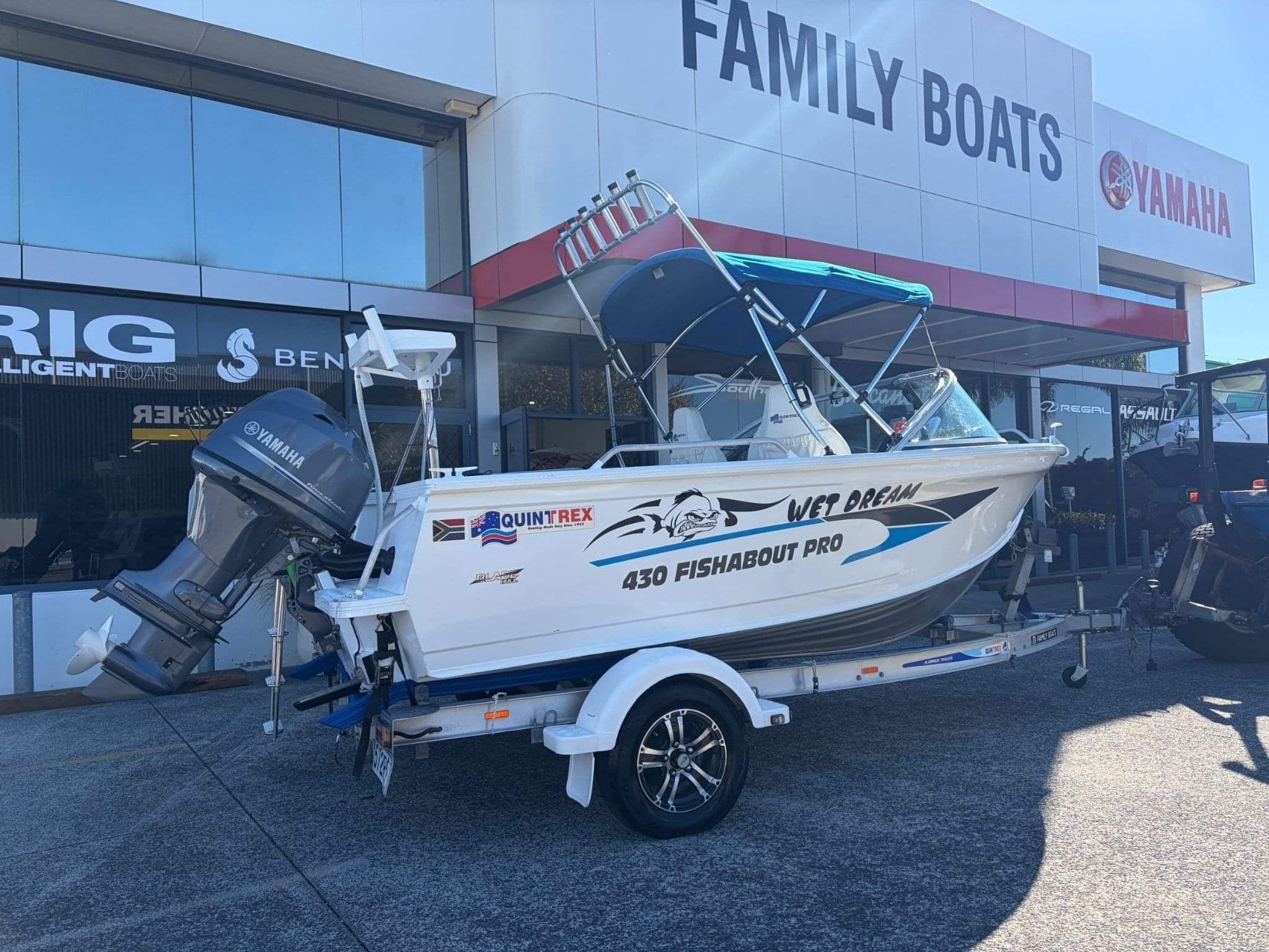 Quintrex 430 Fishabout for sale in Auckland